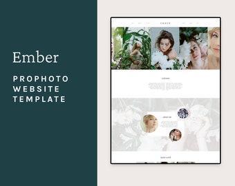 Photography ProPhoto Website Template Design for Wedding Photographers - Photography ProPhoto 7 & ProPhoto Hosted Theme - INSTANT DOWNLOAD