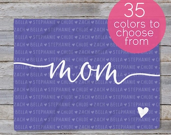 Mothers Day Blanket, Personalized Gift for Mom, Mom Blanket, Grandma Blanket, Personalized Blanket, Gift for Grandma for Mothers Day