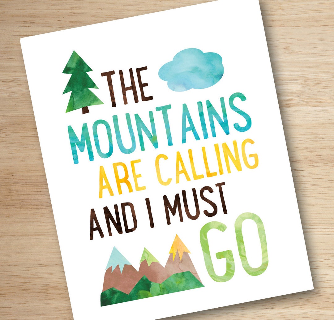 Mountain Nursery Art, Adventure Nursery, Rustic Nursery, Boys Nursery ...