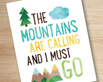 Mountain Nursery Art Adventure Nursery Rustic Nursery Boys - Etsy