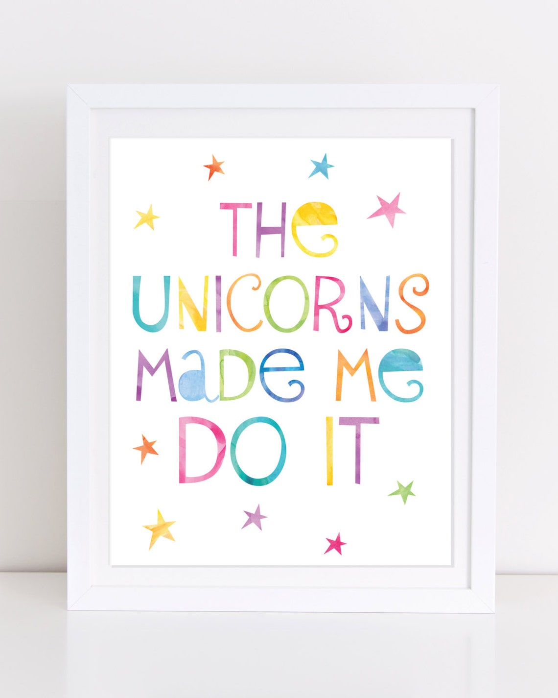 Unicorn Print Printable Wall Art Unicorn Printable the - Etsy