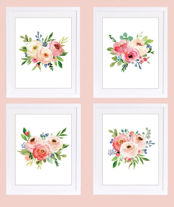 floral nursery prints