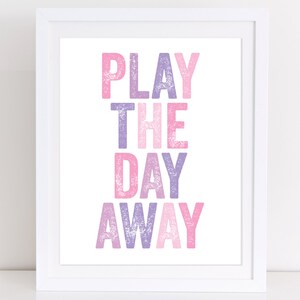 Playroom Sign, Playroom Rules, Classroom Wall Art, Printable Wall Art, Nursery Printable, Girls Nursery Decor, Pink and Purple Wall Art