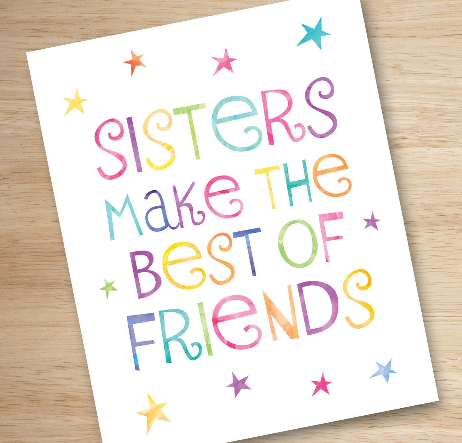 Sisters Wall Decor Sisters Make the Best Friends Twins Girls Etsy