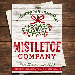 Karta świąteczna, Mistletoe Company, Karta świąteczna Mistletoe, Karta świąteczna rodzinna, Karta świąteczna Mistletoe Company, Karta świąteczna, Radość,