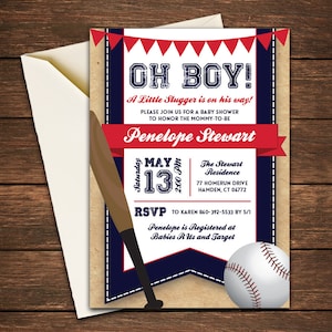 Baseball Baby Shower Invitation, Baseball Invitation, Baseball Baby Shower, Baby Shower Invitation,Little Slugger Baby Shower,Little Slugger