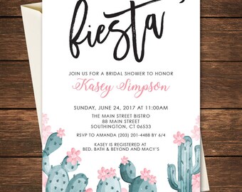 Fiesta Bridal Shower, Fiesta , Fiesta Invitation,Cactus Invitation,Cactus Bridal Shower,Fiesta Bridal Shower,Fiesta Bridal Shower Invitation