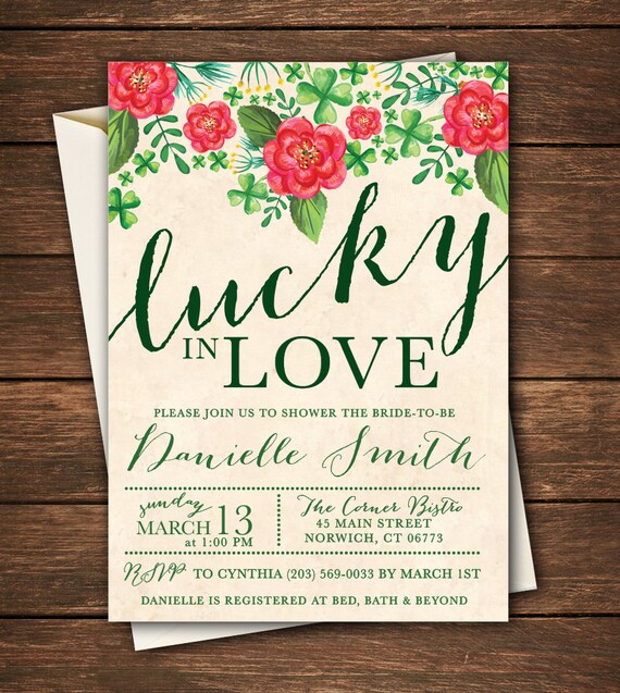 Lucky In Love Invitations 2