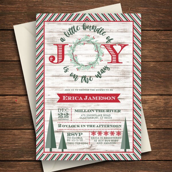 Joy Invitation Etsy