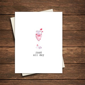 Galentine Wenskaart | Valentijn Wenskaart | Galentine's Day Card | Galentine's Day | Rose Card | Valentijnsdagkaart | Roos de hele dag