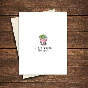 Galentin Grußkarte | Valentine Grußkarte | Galentin's Day Card | Galentintag | SukkulentenKarte | Valentinstagskarte |