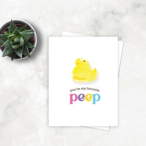 Cartão de Páscoa | Cartão de Páscoa | Cartão de Páscoa | Cartão de Páscoa | Cartão Peep | Cartão de Páscoa Peep | Você é meu Peep favorito