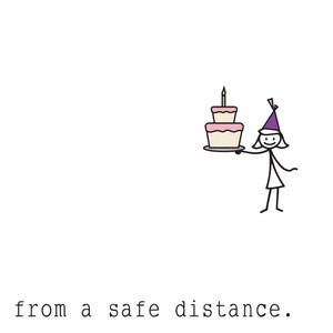 Quarantine Birthday Card | Social Distancing Card | Social Distancing ...