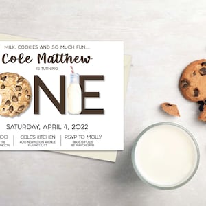 Milk and Cookies Birthday, Milk and Cookies Birthday Party, Milk and Cookies Invitation, Milk and Cookies Party, Milk and Cookies Birthday