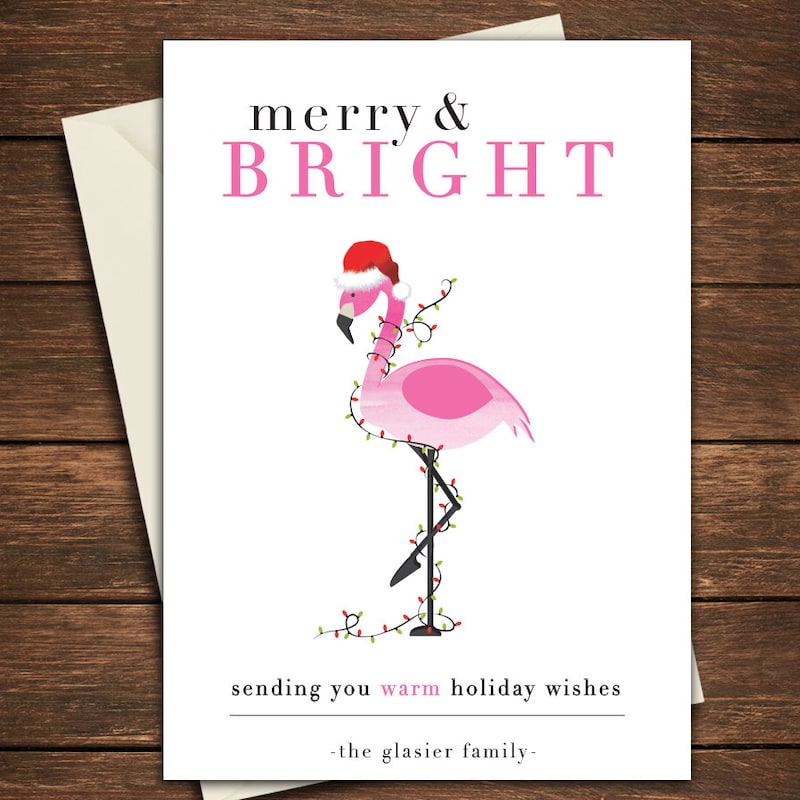 Tropical Christmas Card - Etsy
