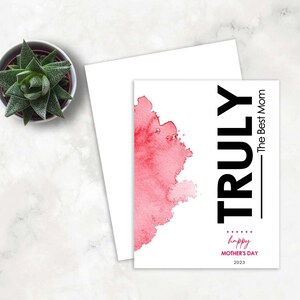 Tarjeta de felicitación del Día de la Madre / Tarjeta del Día de la Madre / Día de la Madre / Tarjeta Truly del Día de la Madre / Tarjeta de felicitación Truly / Tarjeta Hard Seltzer / Truly