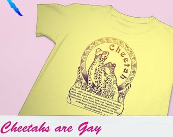 Cheetah Are Gay, Wild Pride T-Shirts, entworfen und verkauft vom Künstler