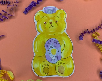 Honey Bear Sticker Ver. 2