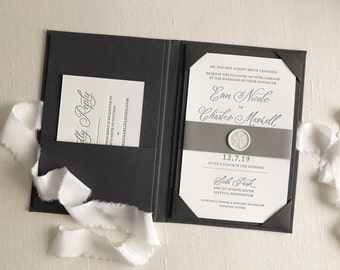 Invitation Folio // wedding keepsake // invitation holder // folder // invitation keepsake // heirloom // wedding accessories