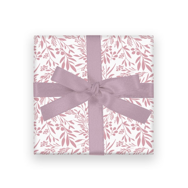 Pink Flora Wrapping Paper // gift wrap / flower pattern / wrapping paper sheets / supply packaging / gifts for her / decoration