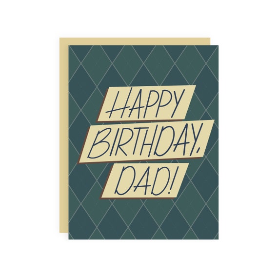 Joyeux Anniversaire Papa Carte De Vœux Papa Anniversaire Etsy France
