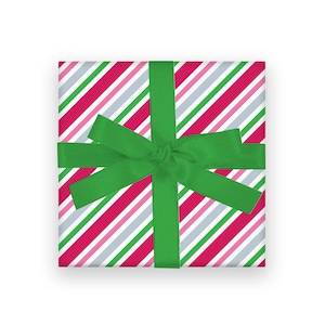 Mod Candy Cane Wrapping Paper // xmas / gift wrap / wrapping paper sheets / gifts for her / Christmas wrapping paper / wrapping paper