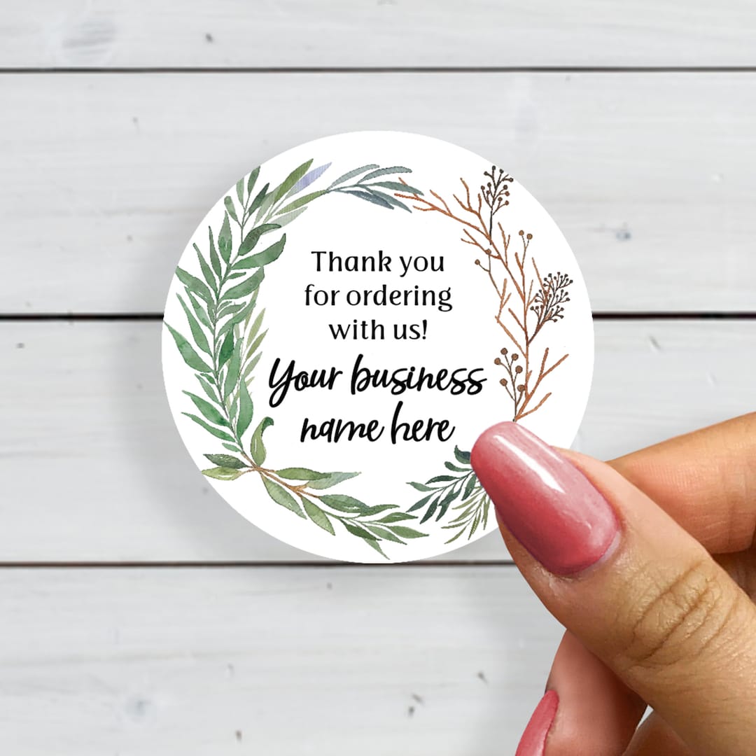 Personalized Business Sticker Pack: Custom Logo Labels for Small ...