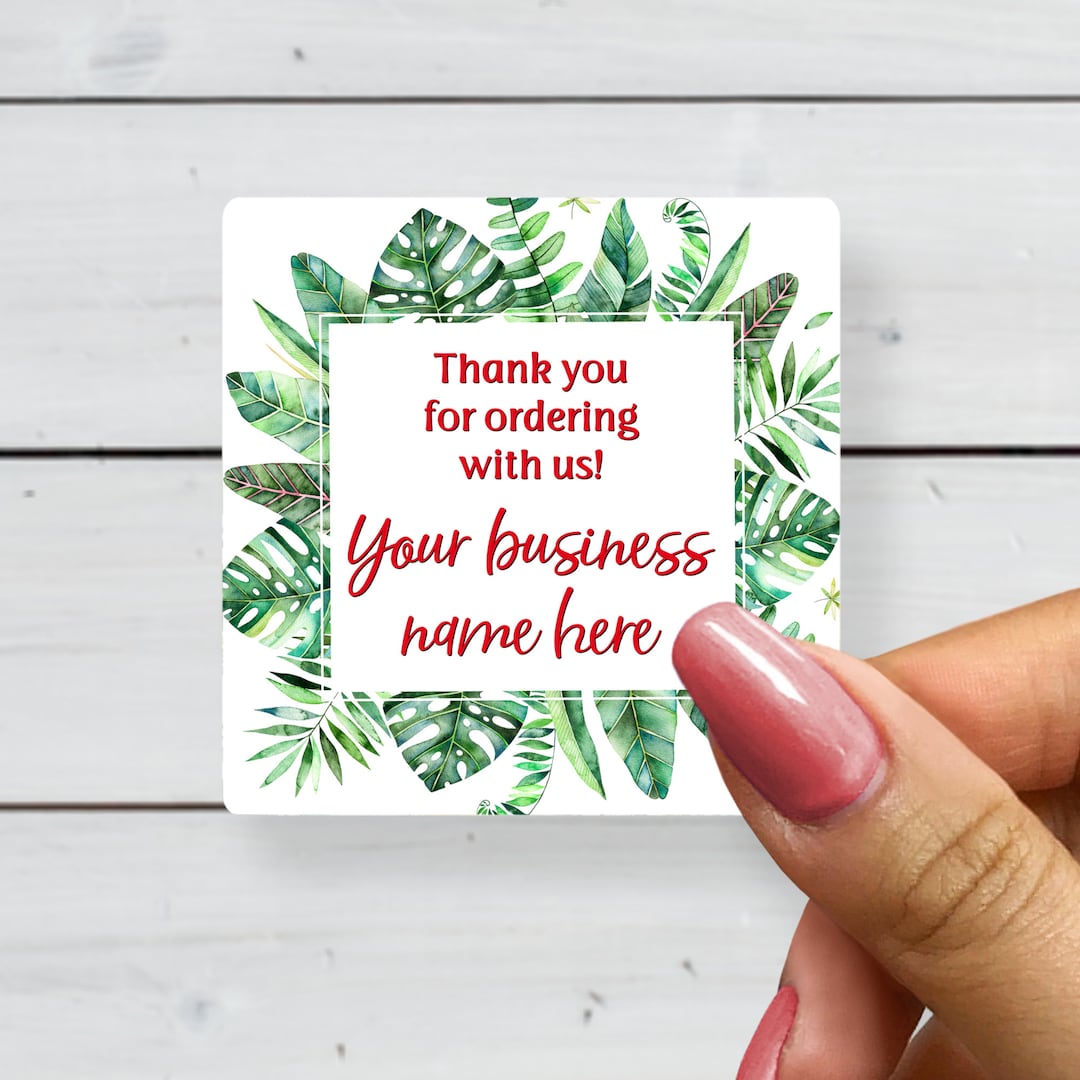 Personalized Business Sticker Pack: Custom Logo Labels for Small ...