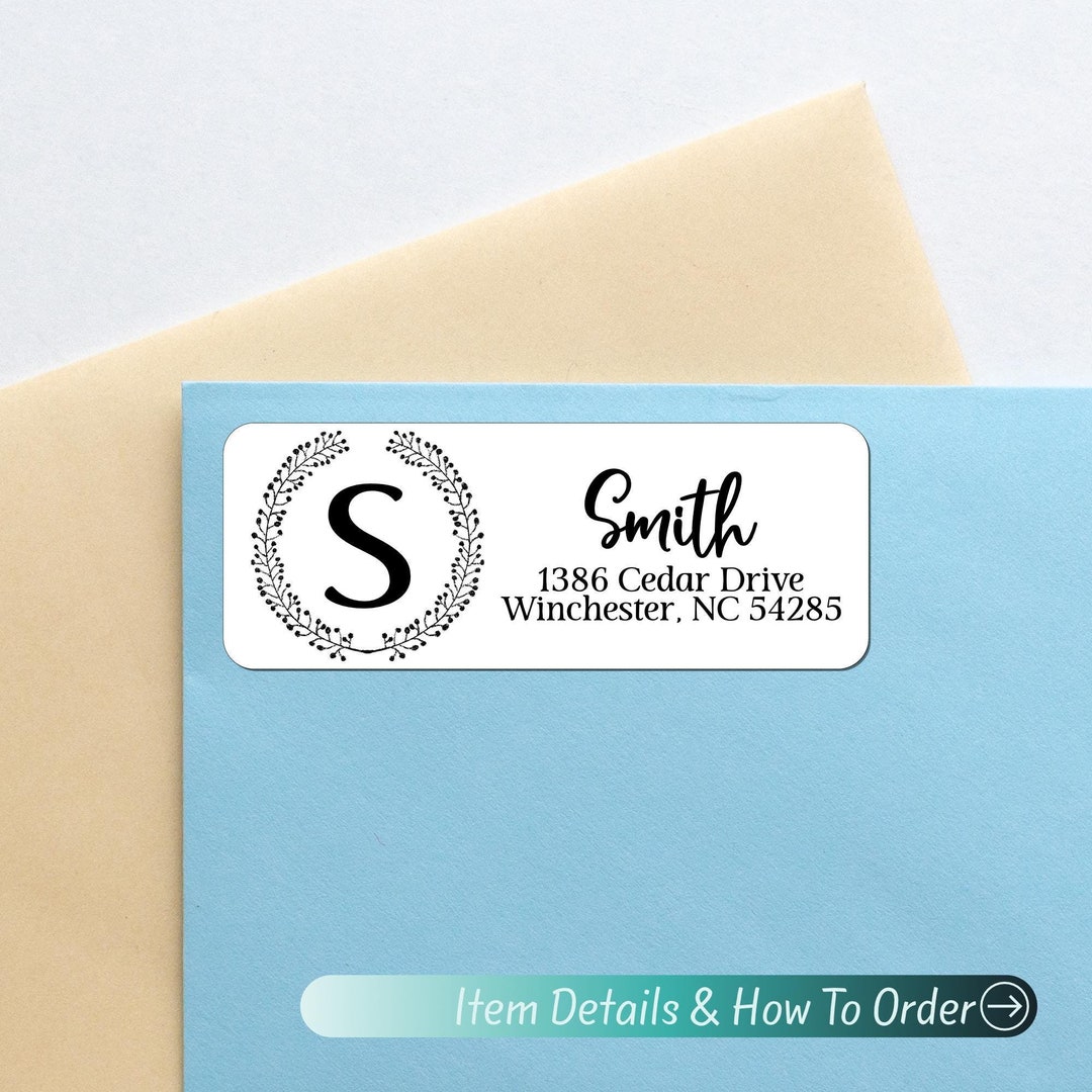 Return Address Labels - Elegant Custom Mailing Solutions - Etsy