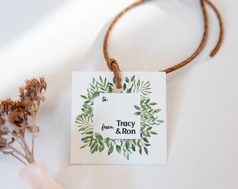 Custom Birthday and Christmas Gift Tags - Celebratory Hang Tags for Presents & Favors