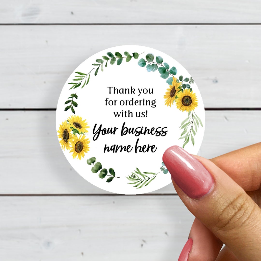 Personalized Business Sticker Pack: Custom Logo Labels for Small ...