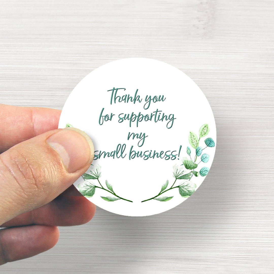 Personalized Business Sticker Pack: Custom Logo Labels for Small ...