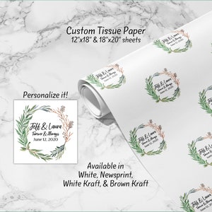 Branded Tissue Paper, Custom Tissue Paper, Printed Tissue Paper