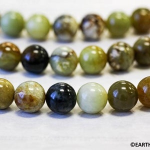 L/ Soocho Jade 14mm/ 16mm Round Beads 15.5&quot; strand Enhanced nephrite jade gemstone beads For Jewelry Making