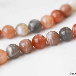 M/ Mixed Moonstone 10mm Round beads 16" strand Multi-color moonstone gemstone beads For jewelry making