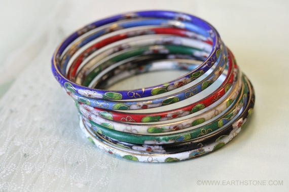 Cloisonne bangles best sale