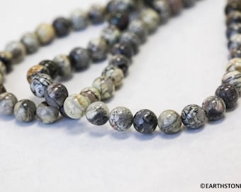 Silver Leaf Jasper Etsy