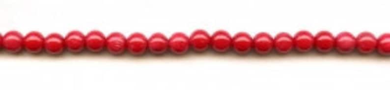 High Quality glossy dyed dark Red Sea Bamboo Wholesale beads supply S-M Dyed Coral 6mm 7mm 8mm smooth Round loose Beads