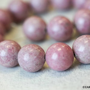 XL/ Rhodonite 20mm Round beads 16&quot; strand Natural gemstone beads For jewelry making