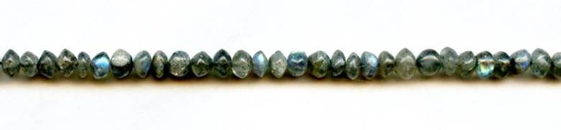 S Labradorite 4.5-5mm Rondelle beads 14 strand Size varies Natural gemstone beads for jewelry making