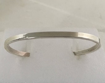 Sterling silver cuff bracelet