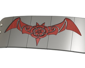 Red Hood Ronin/Shinobi Headband - 3D file - STL