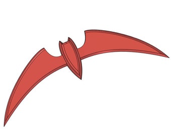 BTAS Style Roter Kapuzen-Batarang