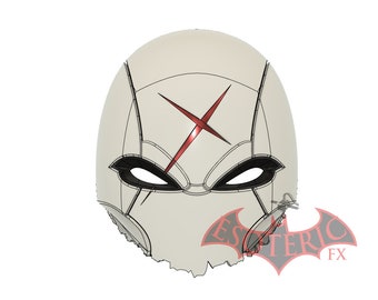 Red X Helmet/Mask 3D file (STL)