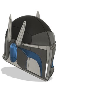 Custom VIZSLA style Mandalorian Helmet (3d file STL)