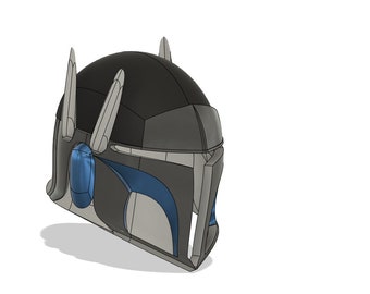 Custom VIZSLA style Mandalorian Helmet (3d file STL)