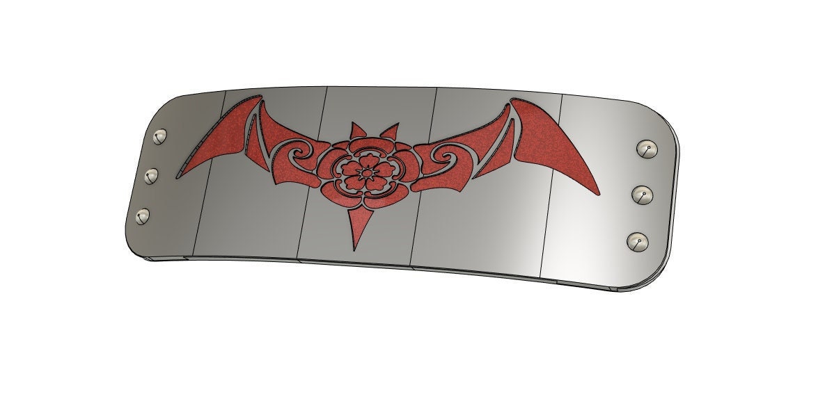 Red Hood Ronin/Shinobi Stirnband - 3D Datei - STL