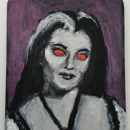 Lily Munster Necklace Etsy