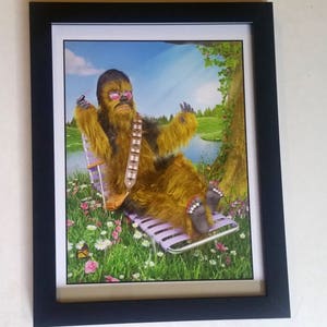 Chewbacca lakt zijn nagels