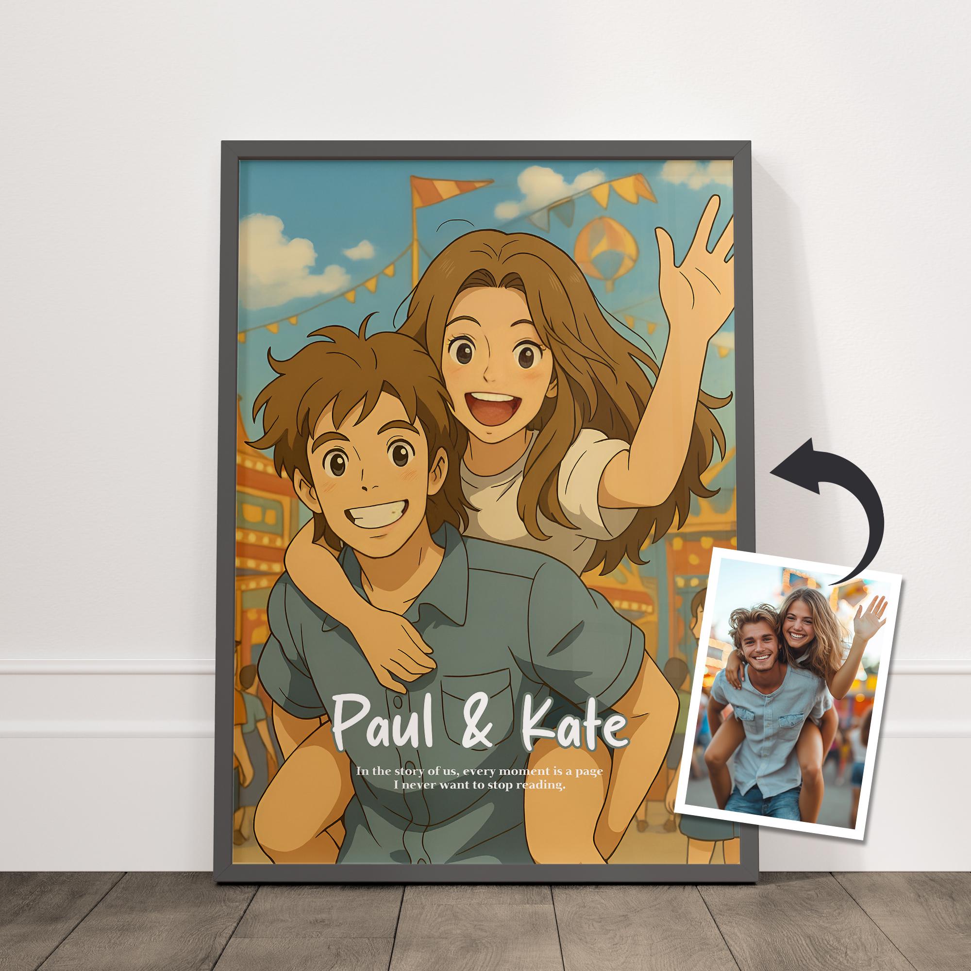 Custom Studio Ghibli Style Anime Portrait From Photo | AI Art
